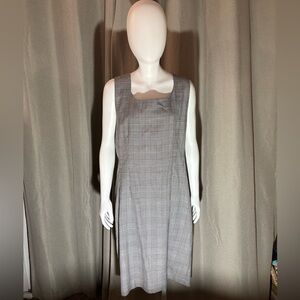 Plaid Clues Collections Midi Dress for Work